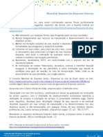 Manual de Impostos Das Empresas Juniores