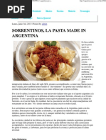 Sorrentinos, La Pasta Made in Argentina - Argentinosencasa