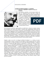 Resumos As Regras Do Metodo Sociologico Durkheim