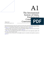 The International System of Units, Fundamental Constants, and Conversion Factors