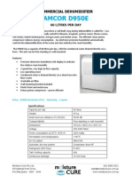 Amcor D950E Spec Sheet