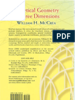 Analytical Geometry of Three Dimensi