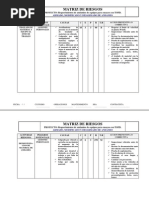 Matriz de Riesgo Mezzanina Andamio