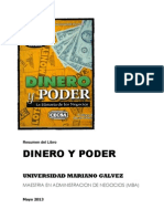 Resumen Libro Dinero y Poder