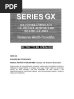 Manual de Usuario Balanza Serie GX