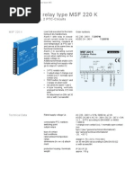 ZIEHL MSF 220 K Owner PDF