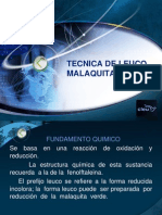 Tecnica de Leuco Malaquita Verde