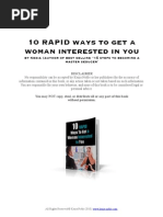 10 Rapid Ways To Attract Women