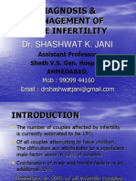 Male Infertility, Diagnosis and Recent Management