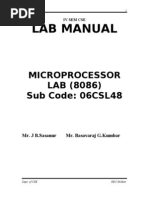 Micro Processors Manual With Viva