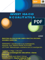 La Investigación Cualitativa