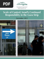 Scale of Control: Israel's Continued Responsibility in The Gaza Strip