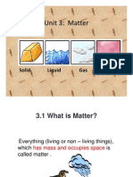 Form 1 Science Chapter 3 Matter