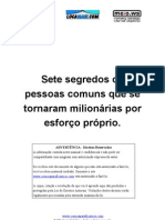 7 Segredos de Pessoas Milionarias Que Ficaram Ricas Por Seu Proprio Esforço (PNL, Prosperidade, Riqueza)