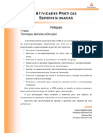 Cead 20131 Pedagogia Pa - Pedagogia - Tecnologias Aplicadas A Educacao - NR (Dmi772) Atividades Praticas Supervisionadas Atps 2013 1 Ped 1 Tecnologi