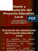 El Proyecto Educativo Local