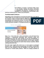 What Is Mental Health Illness Continuum