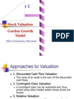 Valuation Gordon Growth Model