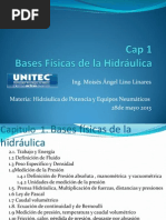 Cap 1 Bases Físicas de La Hidráulica