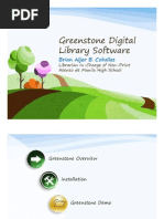 Greenstone Digital Library Software