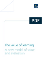 The Value of Learning