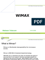 Wateen Presentation On Wimax