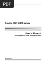 Usermanual SHD-8900 Alien en v120921