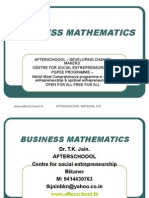 29 July Business Mathematics