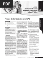 Proceso de Contratación en El Cas