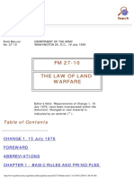 Law of Land Warfare Army FM 27-10 - 18 July 1956