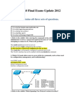 CCNA3 v4 Final Exam-Update 2012