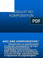 Pagsulat NG Komposisyon