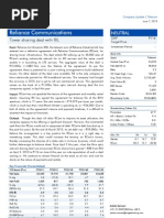 RCom Company Update