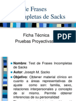 Test de Frases As de Sacks CALIFICARLO