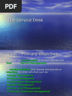 3 The Service Desk