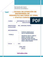 PAE Meningitis Bacteriana y Viral