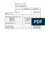 Project Cost Estimate - Excel Sheet