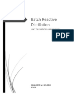 Batch Reactive Distillation