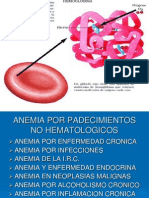 Anemia Por Padecimientos No Hematologicos