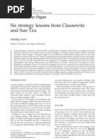 Six Strategy Lessons From Clausewitz and Sun Tzu