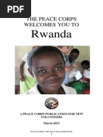 Peace Corps Rwanda Welcome Book - March 2013