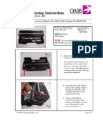 Remanufacturing Instructions: Brother DR 400 Drum Unit