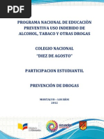 Proyecto Alcohol y Drogas