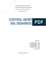 Control Genetico Del Desarrollo!!