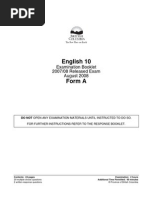 English Exam 07-08