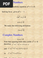 Complex Numbers