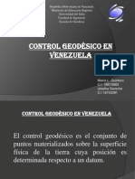 Control Geodesico en Venezuela