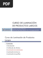 3 Alambrones - Laminación de Productos Largos