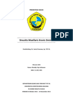 LAPORAN KASUS - Sinusitis Maxillaris Duplex - Dr. Santo