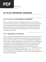 DC To Ac Conversion Inversion